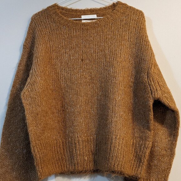H&M Wollen/Alpaca Blend Brown Sweater- Size US-XS - Picture 2 of 6